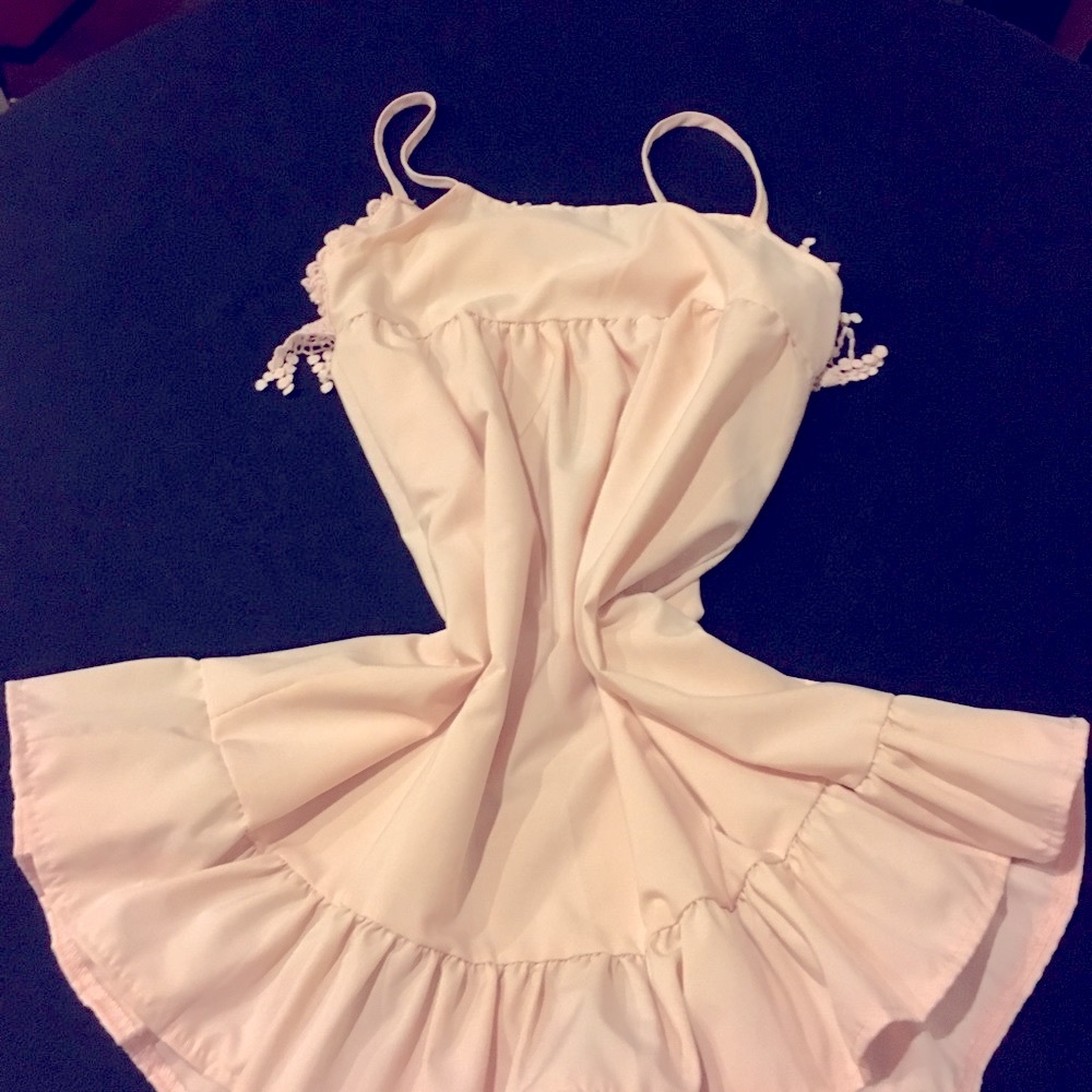 Pale Pink tank blouse with Lace top new - Picture 3 of 7